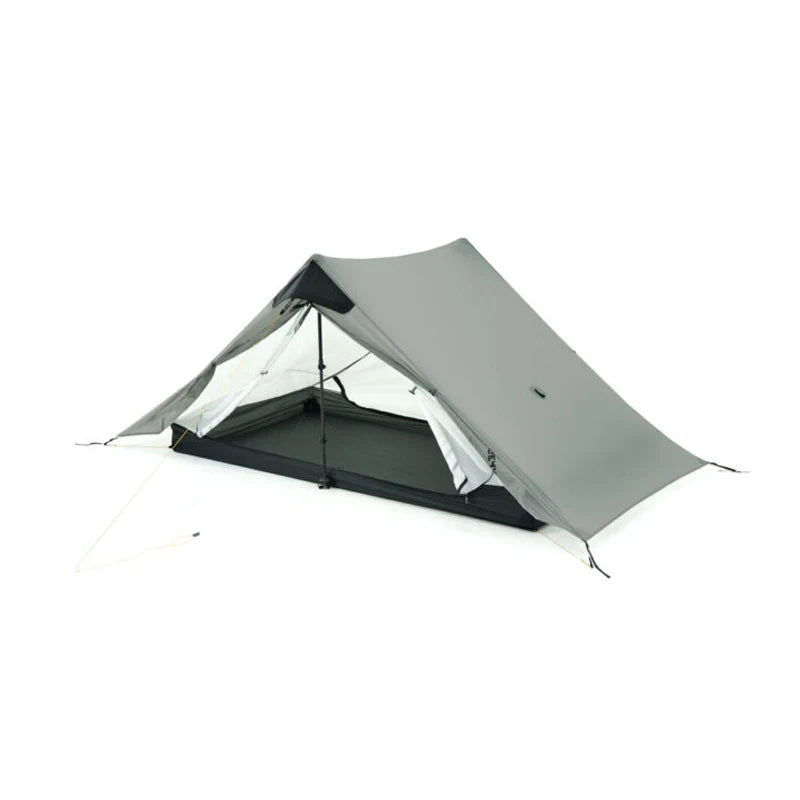 2024 New Version FLAME'S CREED LanShan 2 Person Oudoor Ultralight Camping Tent 3 Season Professional 15D Silnylon Rodless Tent Trekker Essentials