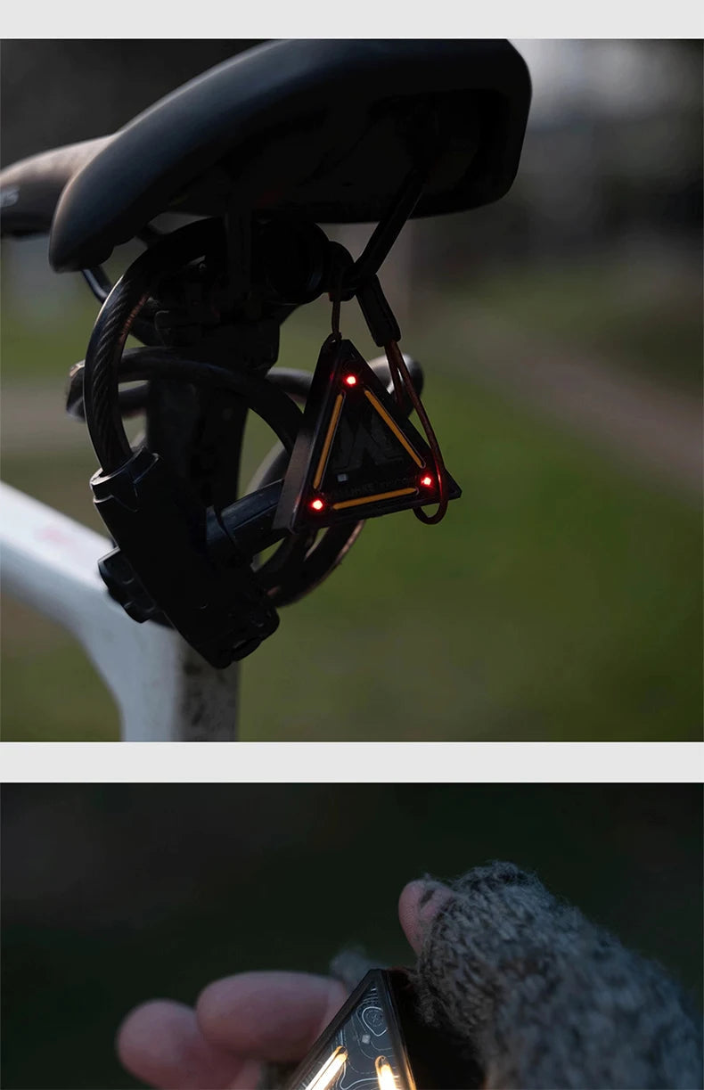 WELLHIKE Outdoor Tactical Triangle Light SWS Riding Night Light Badge Warning Backpack Decoration Camping Mini Hanging Lights Trekker Essentials