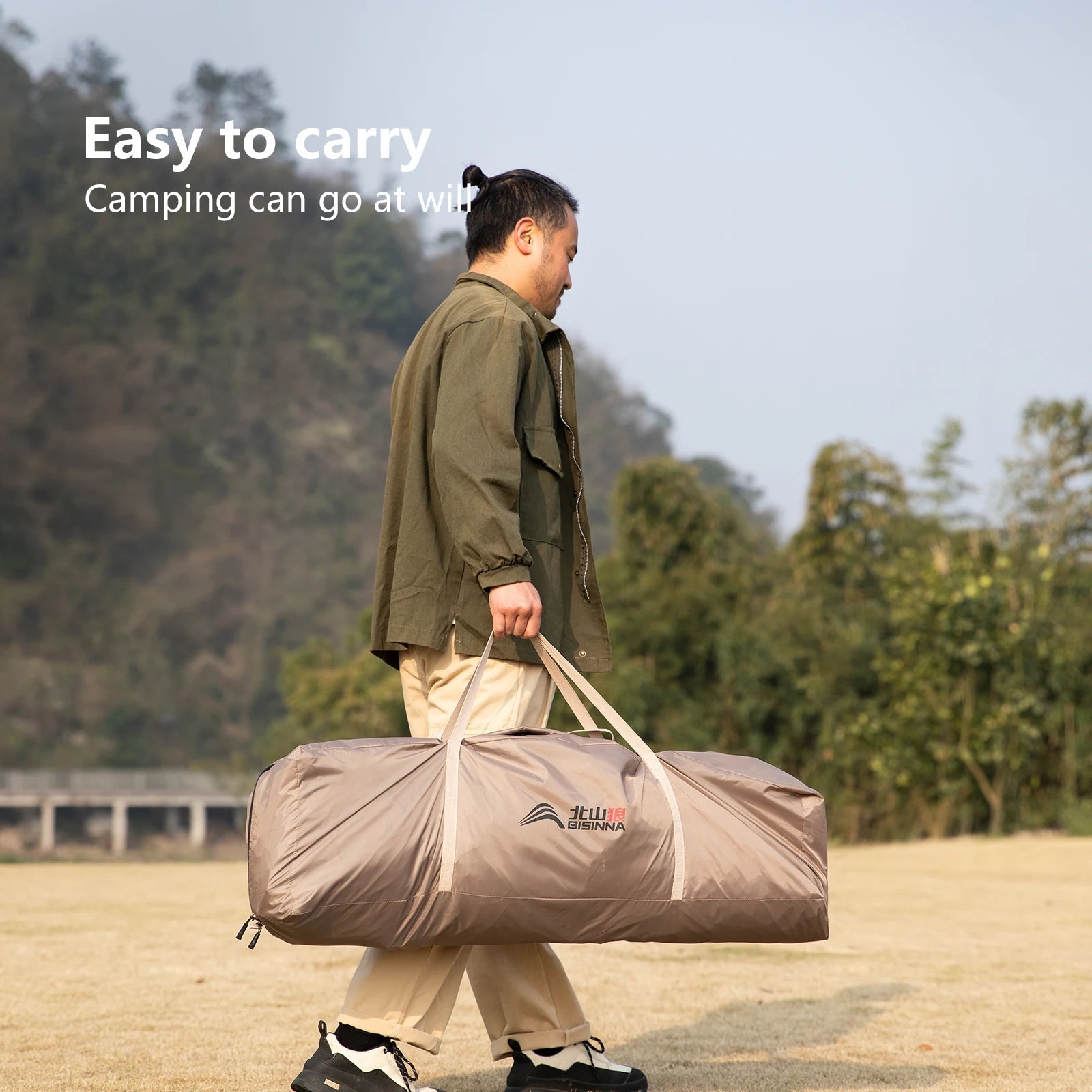 Automatic Camping Tent for 3–4 Persons – Waterproof Family Tent with One-Touch Setup & Canopy Trekker Essentials