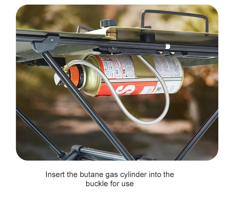 WESTTUNE IGT Gas Stove Burner Strong Fire Heater Furnace Portable Outdoor 4000W High Power Stainless Steel Camping Table Stove Trekker Essentials