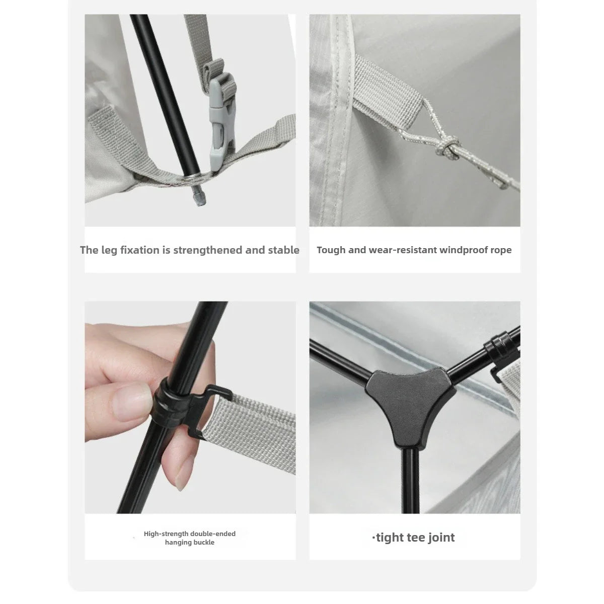 4-Season Waterproof Camping Tent – Double-Layer Rainproof Hiking Tent for Mountaineering & Outdoor Adventures