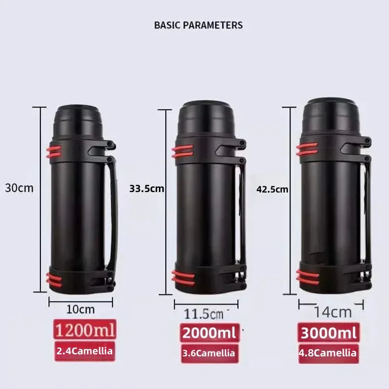 800ml Outdoor Hydration Bottle | Portable Sports Water Kettle with Shoulder Strap for Hiking & Backpacking