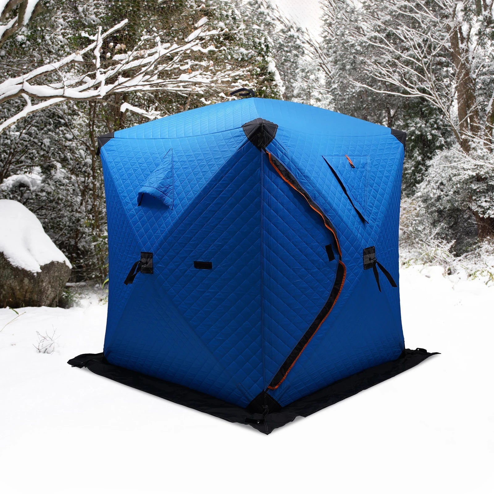 Insulated Ice Fishing Tent for 1–2 Persons – Portable Thermal Shelter Windproof Winter Camping Tent Trekker Essentials
