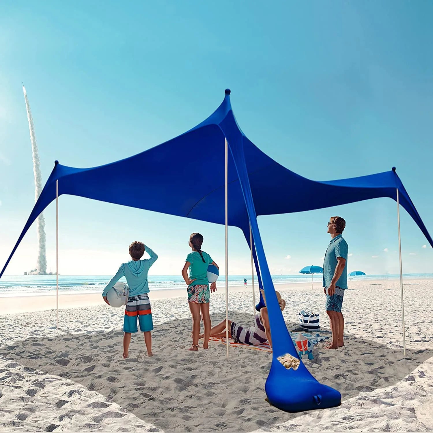 Camping Picnic Fishing Tent Outdoor Lawn Beach Leica Canopy Tent Portable Lawn Outdoor Sun Protection Cooling Large Size Trekker Essentials