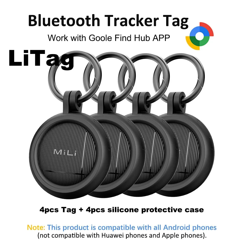 Leapii Smart Bluetooth Tracker Tags – Google Find Hub Compatible (Android) Trekker Essentials