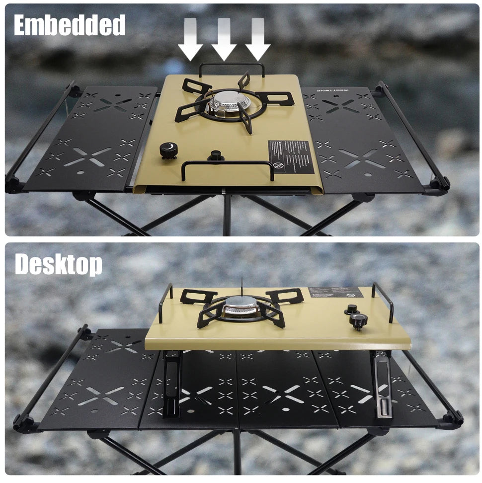 WESTTUNE IGT Gas Stove Burner Strong Fire Heater Furnace Portable Outdoor 4000W High Power Stainless Steel Camping Table Stove Trekker Essentials