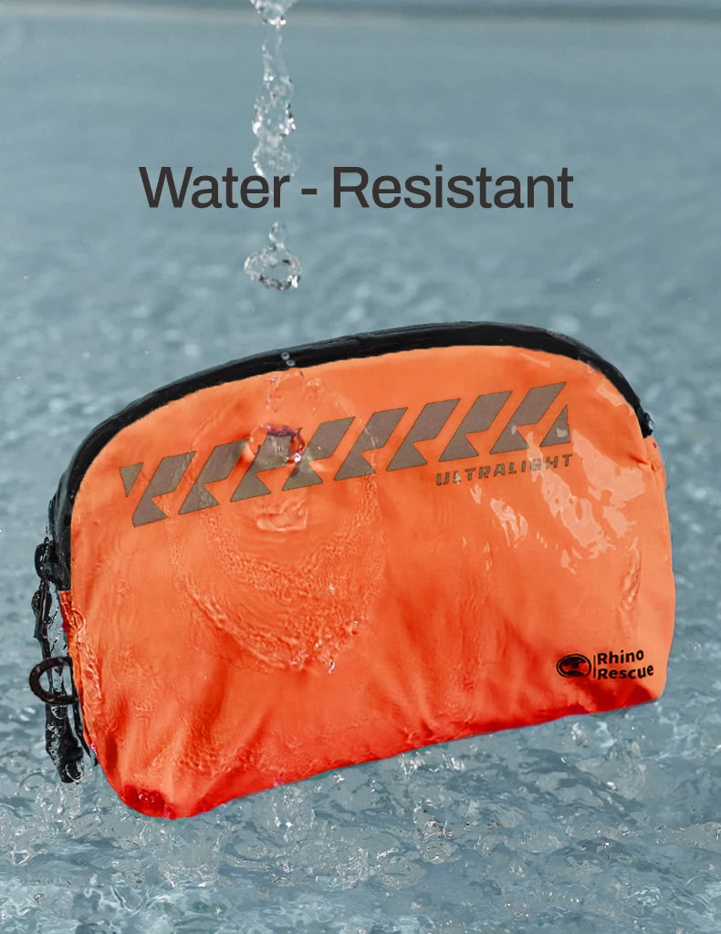 RHINO RESCUE Portable First Aid Kit – Lightweight Waterproof Emergency Kit for Hiking, Travel & Outdoor Use Trekker Essentials