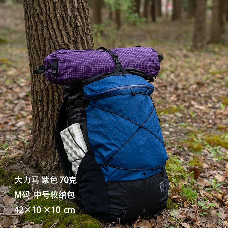 [HODR] Dyneema XPAC Storage Pouch Ultralight Hanging Pack for Backpack Tent Chair or Gear Outdoor Top Bag Hiking  Gear Organizer Trekker Essentials