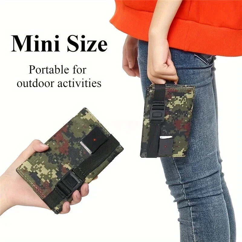 1PC Foldable Solar Panel, Portable Flexible  5V USB Foldable Solar Panel, Used for Small Batteries Outdoor Lighting Accessories Trekker Essentials