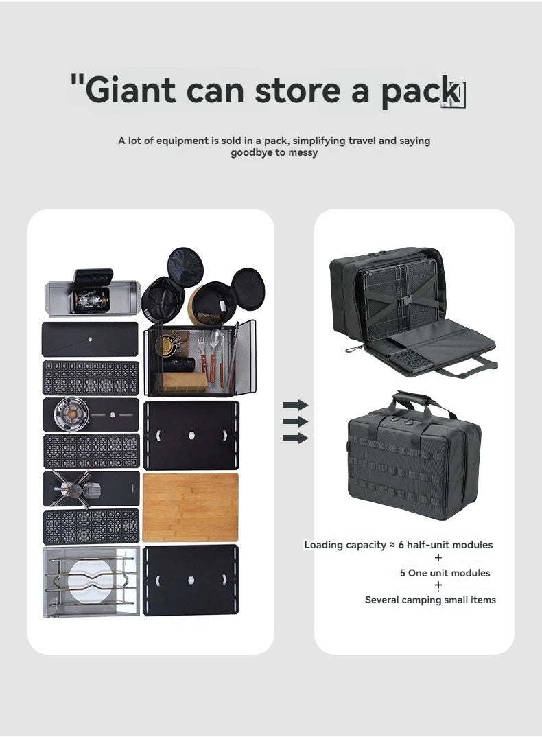 BK-46 Large Capacity IGT Module Storage Bag – Heavy-Duty 30kg Tactical Organizer for Camping Gear & Outdoor Equipment