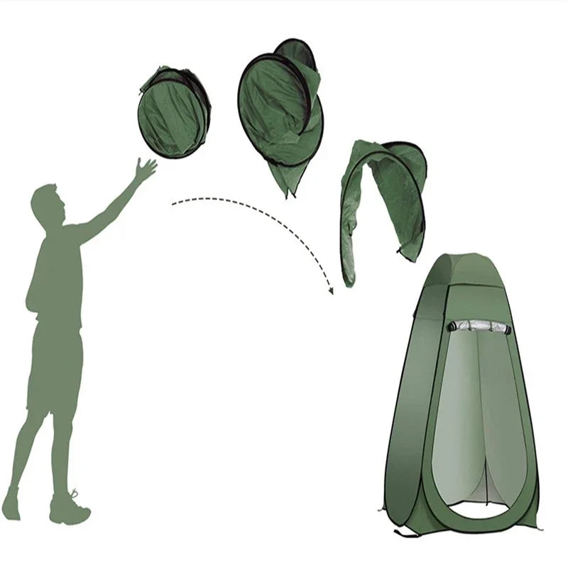 Pop-Up Outdoor Privacy Tent – Instant Waterproof Shower & Changing Shelter