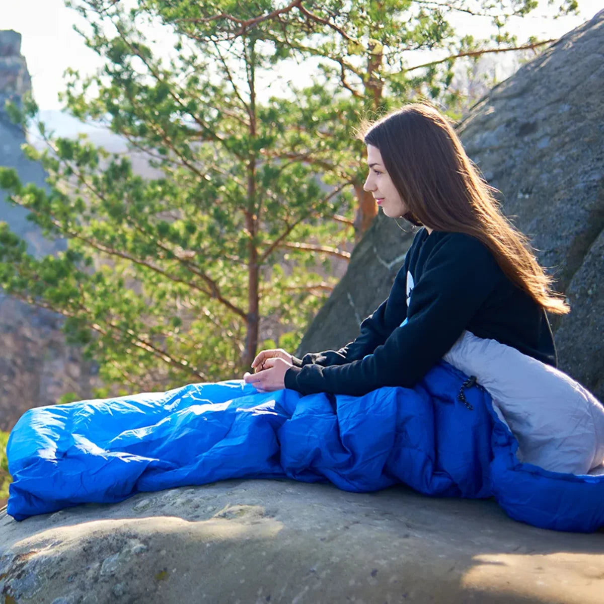 Kamperbox Camping Sleeping Bag Outdoor Camping 3 Season Sleeping Bag Camping Trekker Essentials