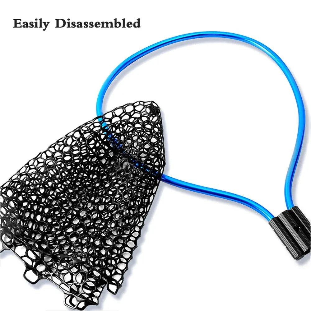 Portable Folding Hand Net for Fishing - Lightweight Dip Net for Lure and Big Fish