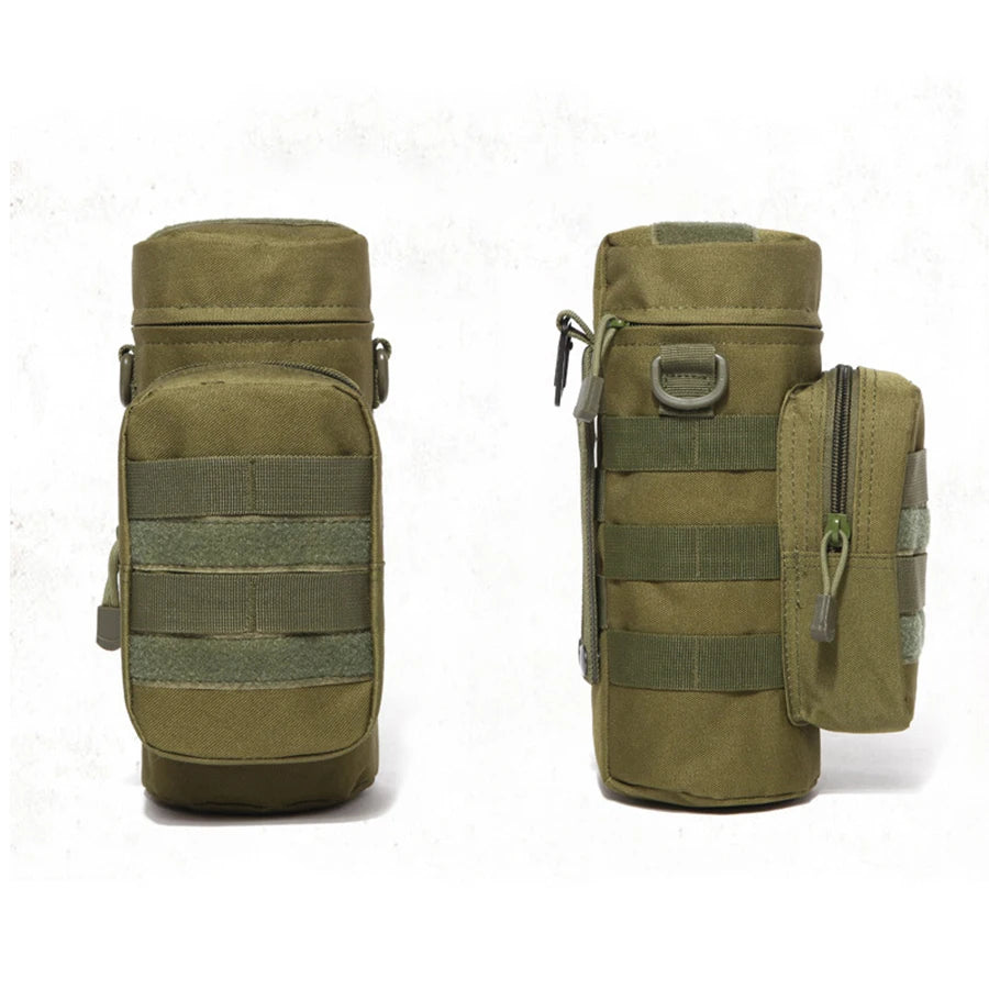 Tactical MOLLE Water Bottle Pouch - Hydration Carrier for Outdoor Adventures