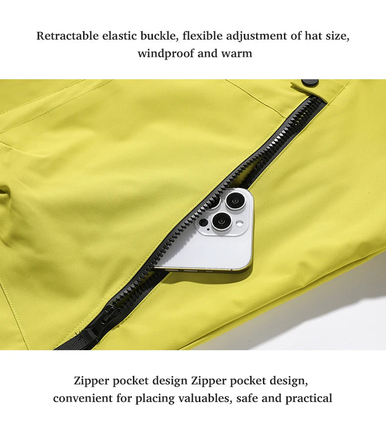LNGXO Unisex Waterproof Outdoor Jacket Windbreaker Rain Coat for Climbing Hiking Camping Trekking Men Women Windproof Breathable Trekker Essentials
