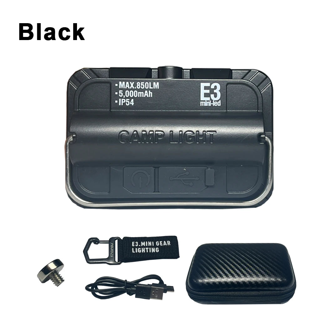 5000mAh Rechargeable LED Camping Tent Light – Portable Waterproof Hanging Lantern for Outdoor & Emergency Lighting Trekker Essentials