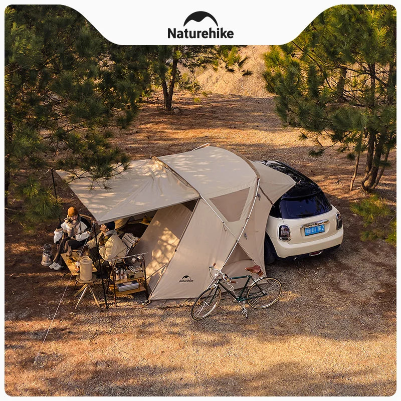 Tienda de campaña lateral Naturehike para coche: toldo todoterreno para camping y glamping