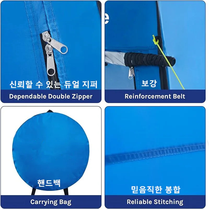 Portable Pop-Up Shower Tent – Outdoor Privacy Shelter for Camping, Beach & Travel (Toilet / Changing Room) Trekker Essentials