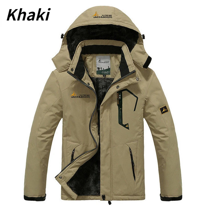 Men’s Winter Parka Jacket – Thick Warm Windproof Military Style Coat for Cold Weather Trekker Essentials