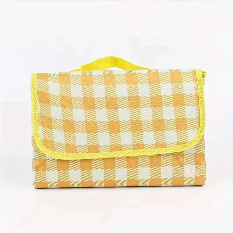 Esterilla de picnic impermeable 3 en 1 para camping, senderismo y playa: manta plegable portátil para exteriores con cierre de seguridad.