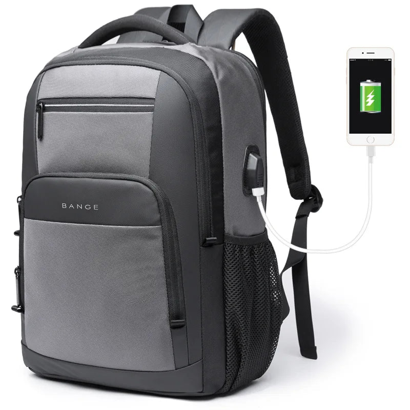 Bange Men's Designer Laptop Bag School Bags for Boys Male Motorcycle Tactical Business Sports Travel Backpack Men Trekker Essentials
