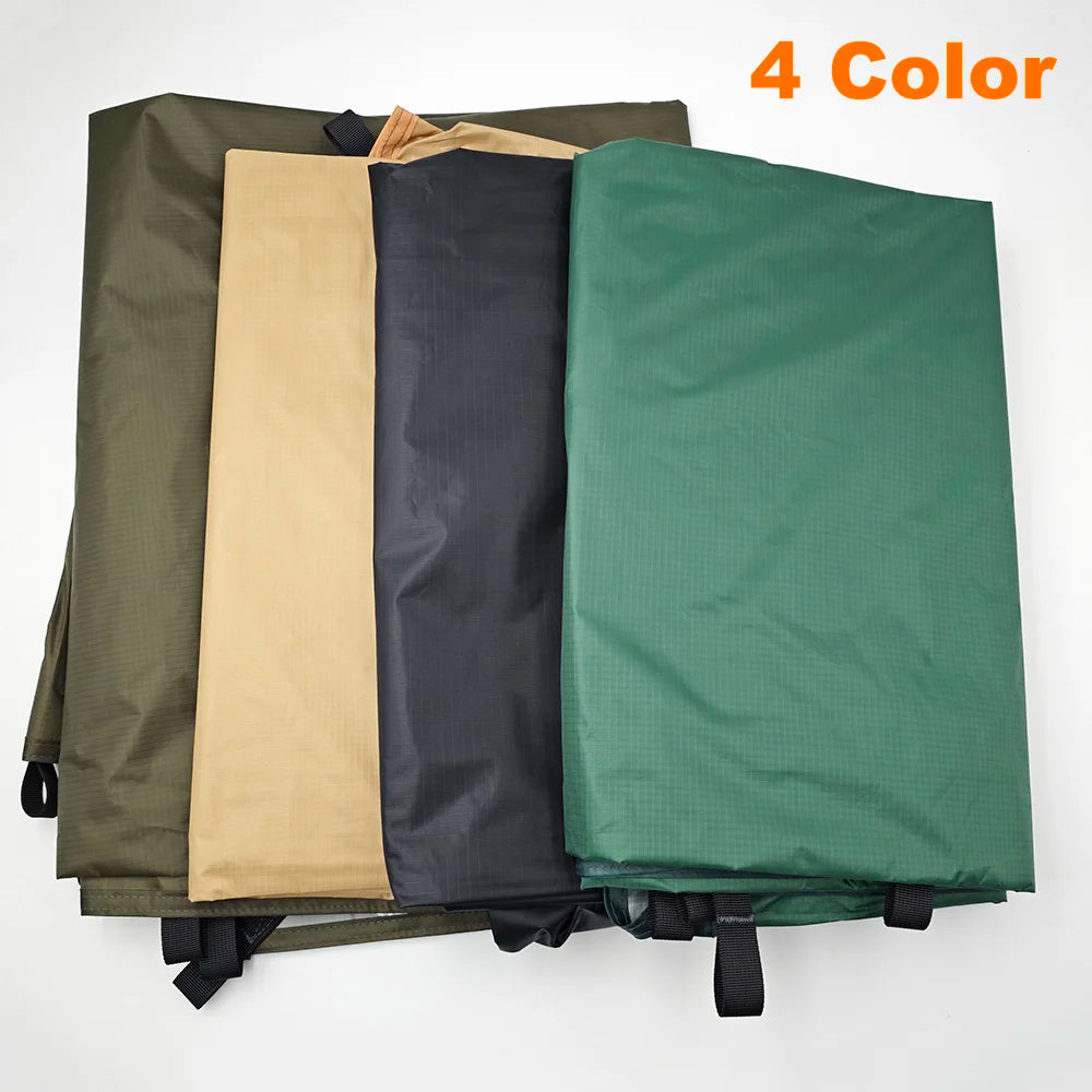 19 Hang Point Tarp Waterpoof Survival Bushcraft Sun Shelter Beach Shade Tent Outdoor Canopy Backpacking Tourist Awning 4x4 3x3m Trekker Essentials