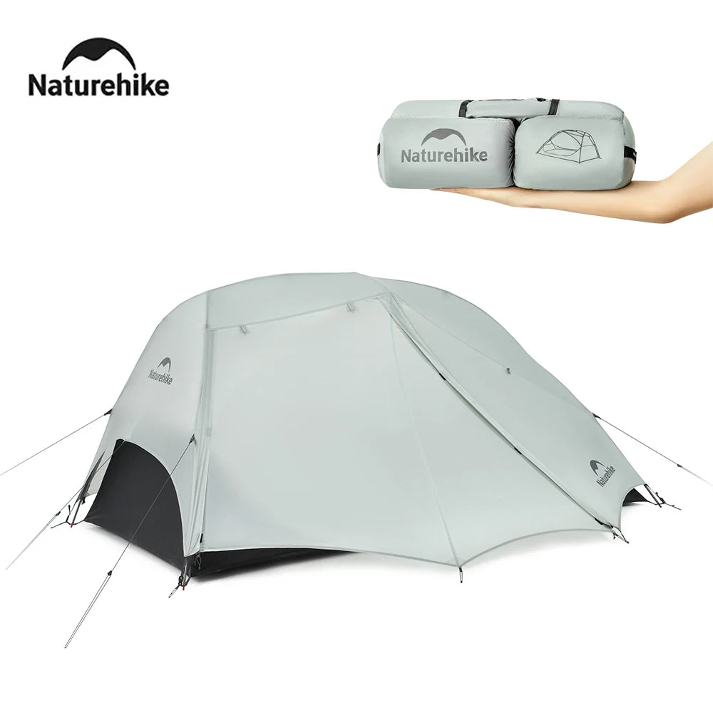 Naturehike Ultralight 2-Person Camping Tent (2025) – Waterproof 4-Season Backpacking Shelter with Aluminum Poles Trekker Essentials