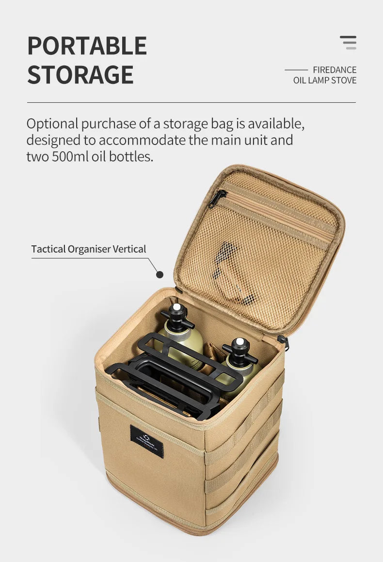 Retro Oil Lamp Stove – Portable 8-Hour Kerosene Lantern & Camping Cooker