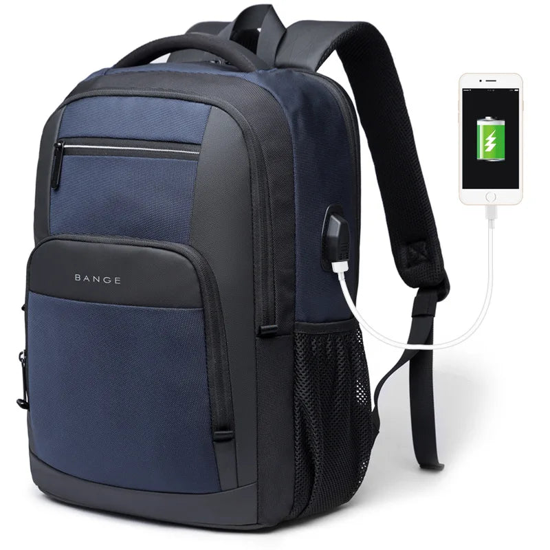 Bange Men's Designer Laptop Bag School Bags for Boys Male Motorcycle Tactical Business Sports Travel Backpack Men Trekker Essentials
