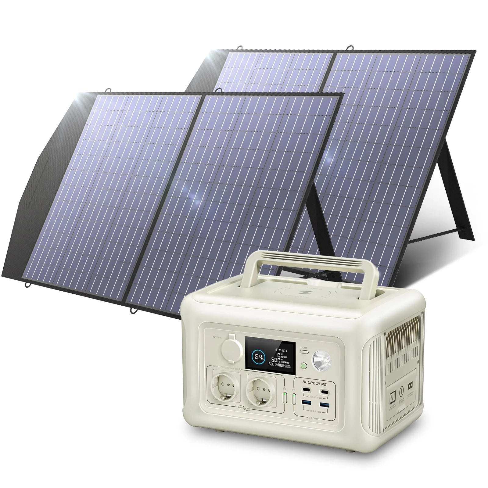 Portable Power Station – 299Wh Solar Generator with 600W Pure Sine Wave Output Trekker Essentials