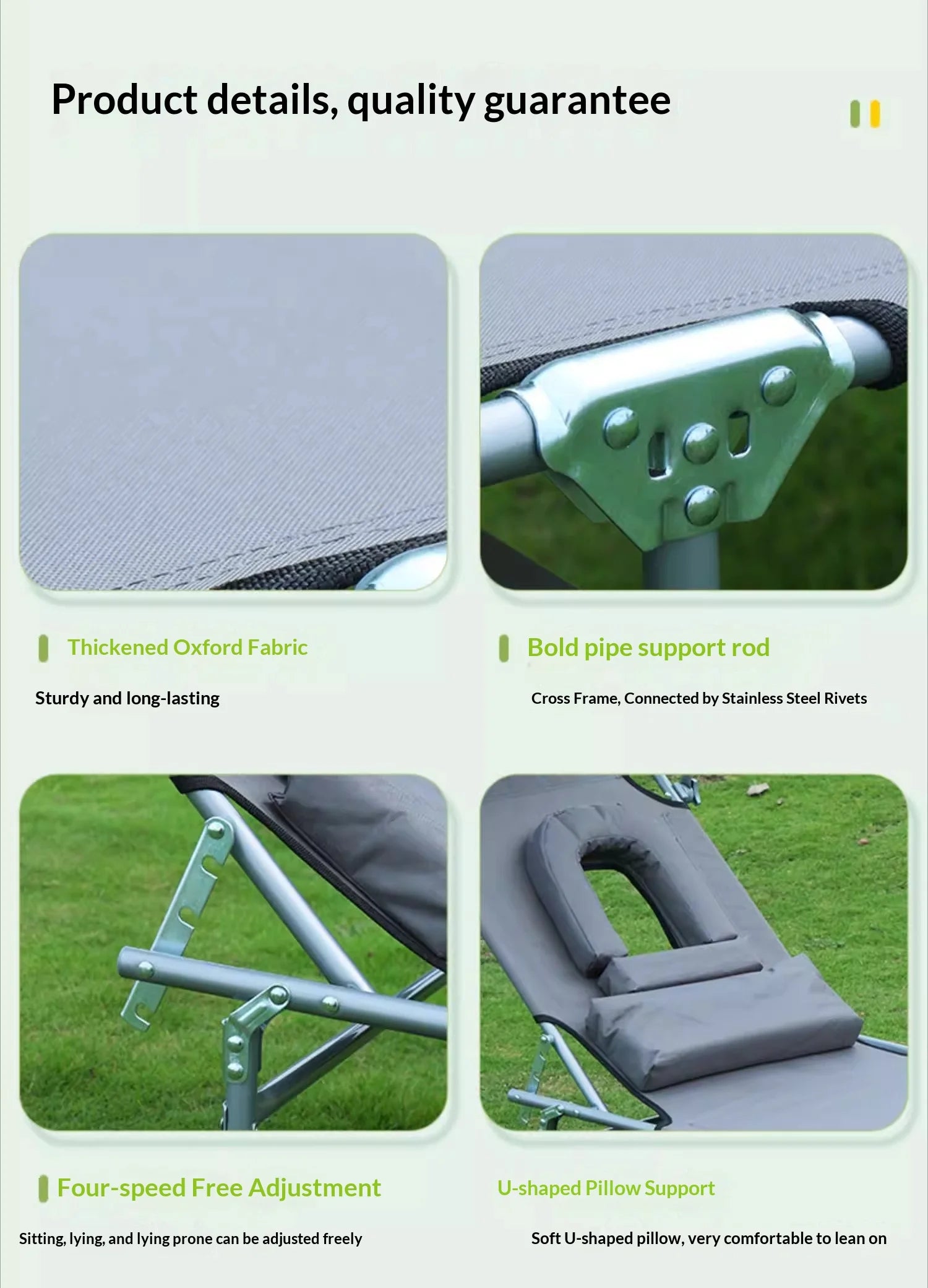 Lightweight Foldable Camping Cot Portable Aluminum Frame Elevated Bed Easy Setup Heavy Duty Single Outdoor Backpacking Camp Bed