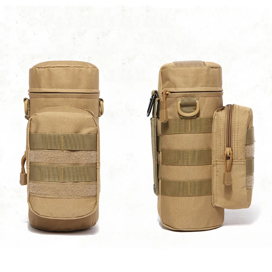 Tactical MOLLE Water Bottle Pouch - Hydration Carrier for Outdoor Adventures