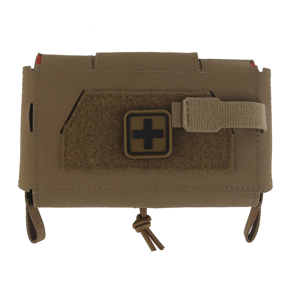 Camo Style MD2 Compact Trauma Kit Tactical IFAK Medical First Aid Pouch Outdoors Hunting Camping Patrol Survival Equipment Trekker Essentials