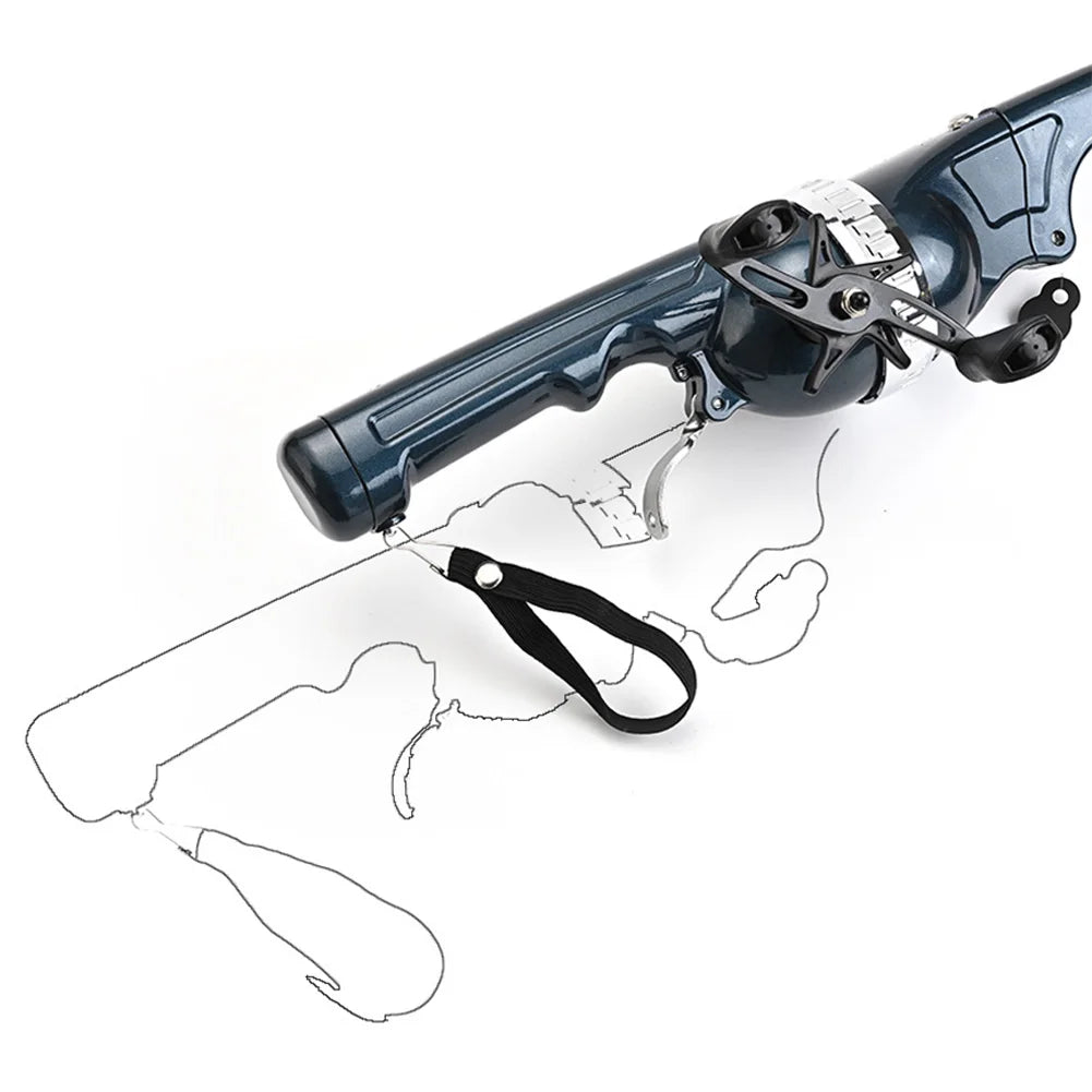 Carbon Fiber Telescopic Fishing Rod - Portable Foldable Spinning Rod with Reel