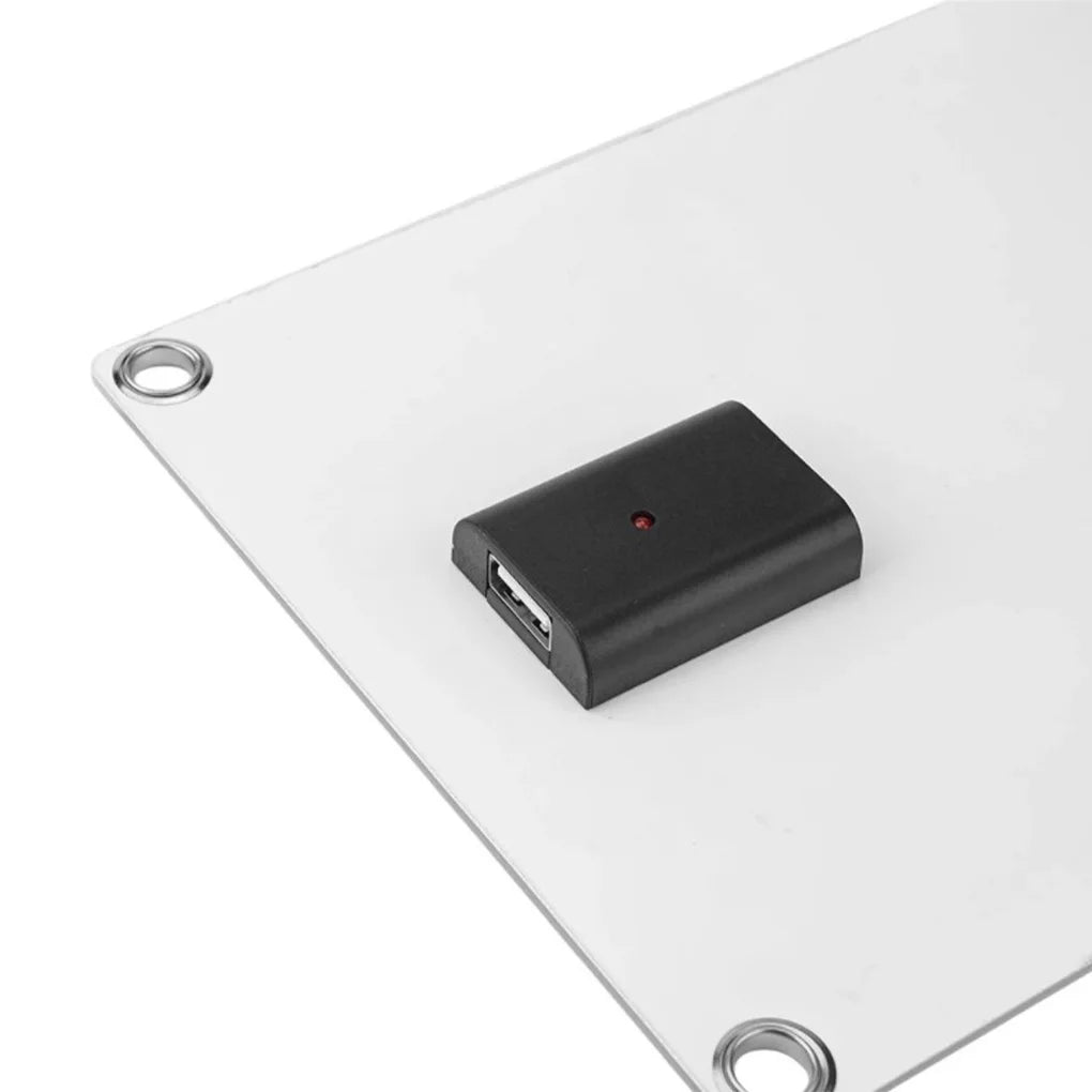 Outdoor USB Solar Panel Waterproof 5V High Power Portable Solar Charger for Mobile Phones - Ideal for Hiking and Camping