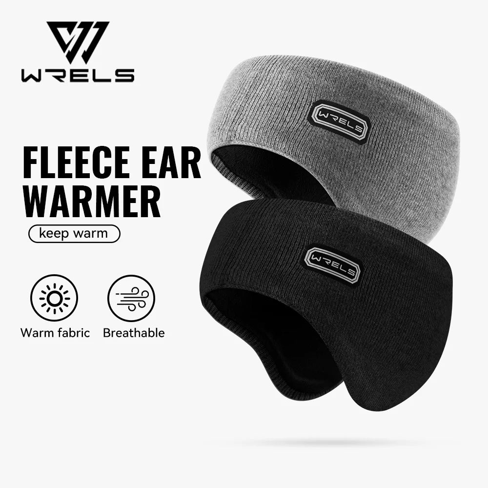Windproof Fleece Ear Warmer Headband – Moisture-Wicking Winter Ear Protection