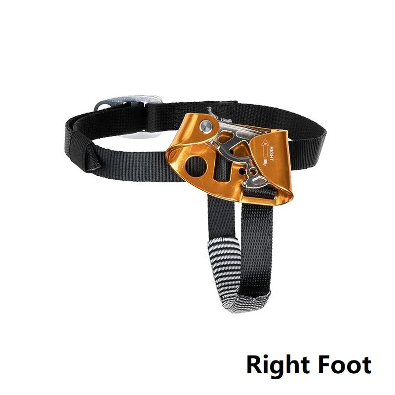 Rock Climbing Foot Ascender – Left/Right Foot SRT Ascend Device for Mountaineering & Safety