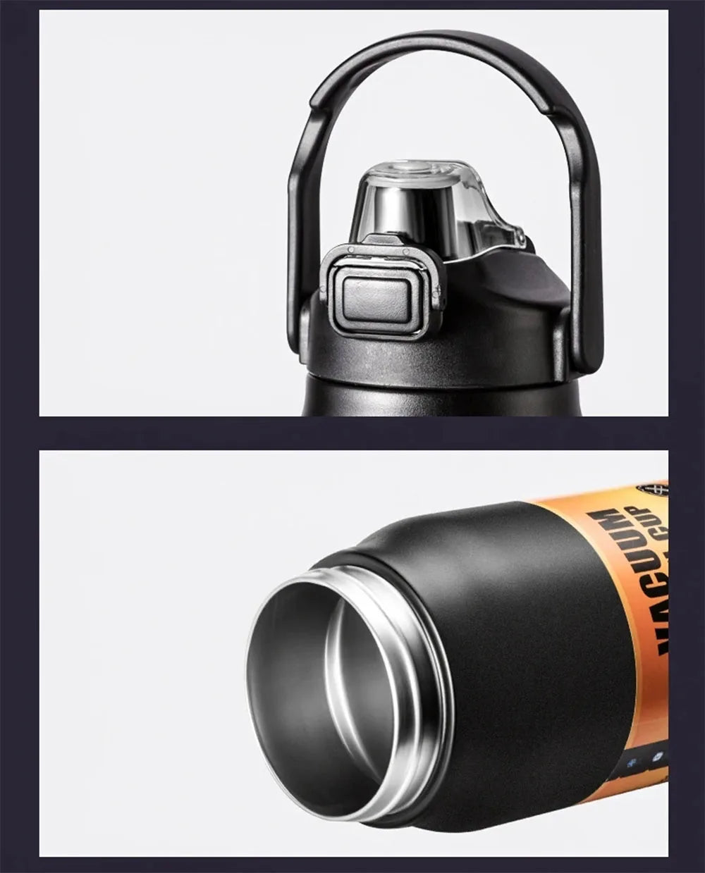 1500ml Stainless Steel Thermal Tumbler | Vacuum Insulated Travel Mug with Straw for Hot & Cold Drinks