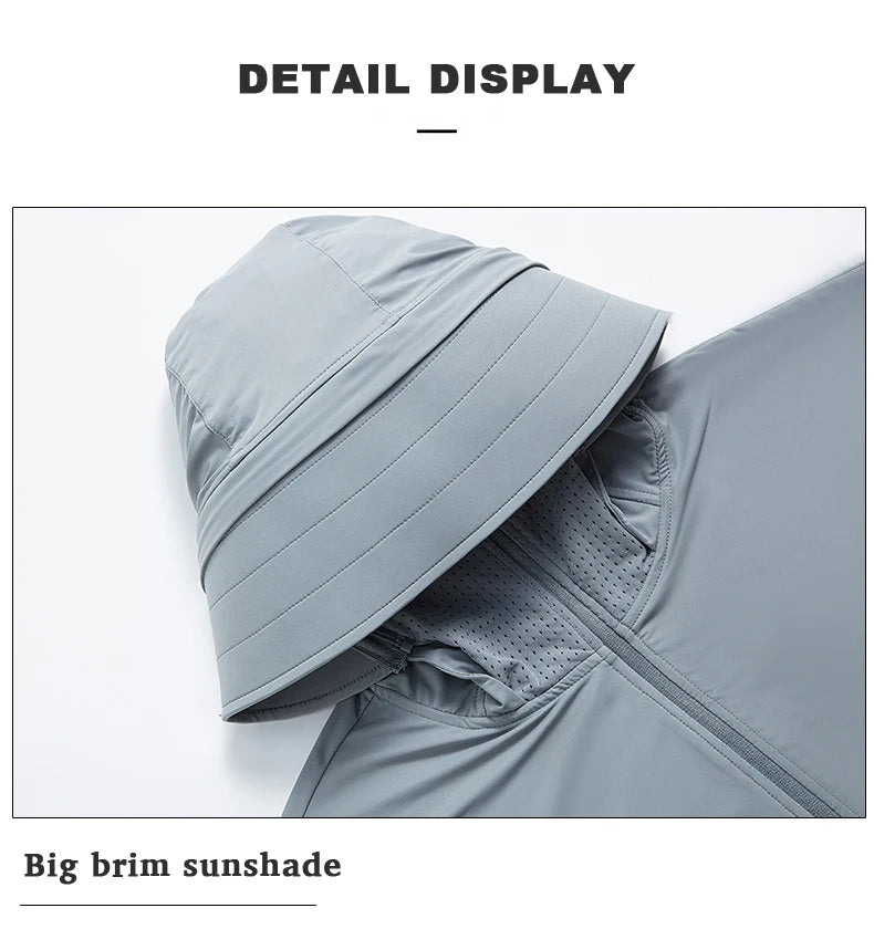 LNGXO Unisex Quick Dry Anti-UV Windbreaker Jacket Summer Sun Protection Outdoor Coat for Men Women Hiking Camping Climbing Trekker Essentials