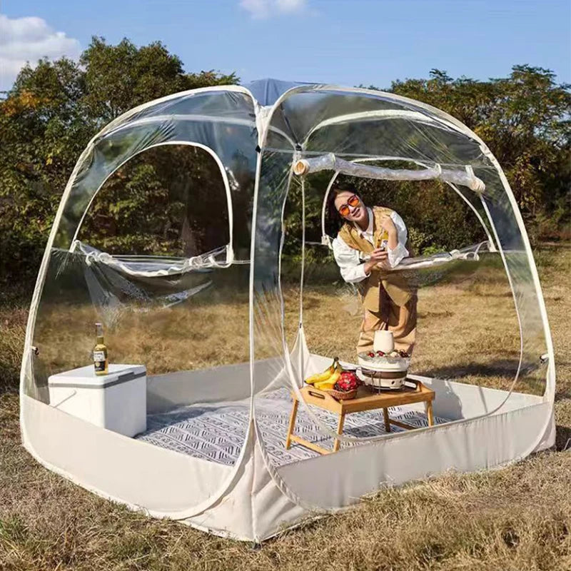 Transparent Bubble Tent – Starry Sky Camping Dome for Glamping, Patio & Outdoor Events (5–8 Persons) Trekker Essentials