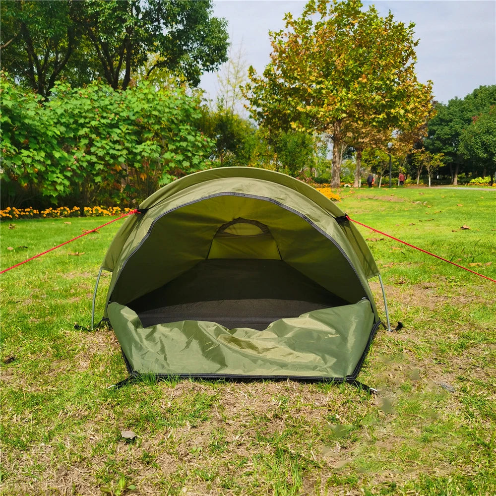 1-Person Ultralight Backpacking Tent – Waterproof 3-Season Camping & Cycling Tent Trekker Essentials