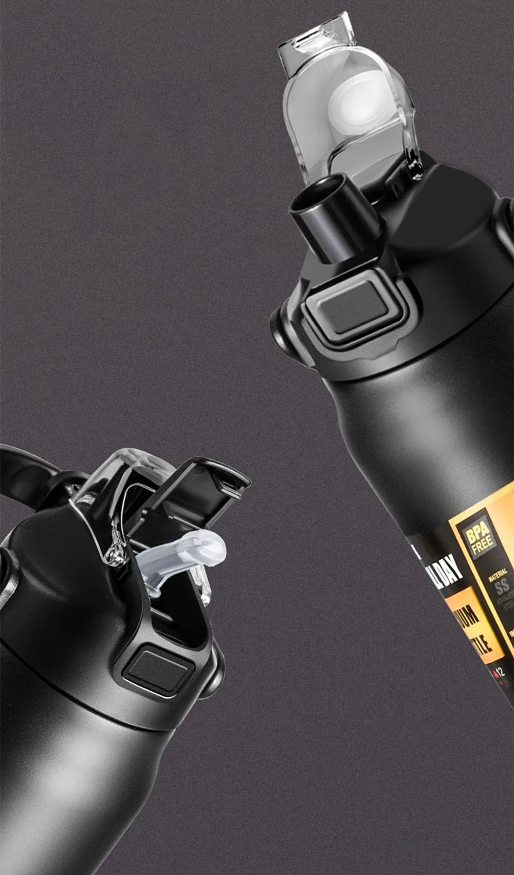 1500ml Stainless Steel Thermal Tumbler | Vacuum Insulated Travel Mug with Straw for Hot & Cold Drinks