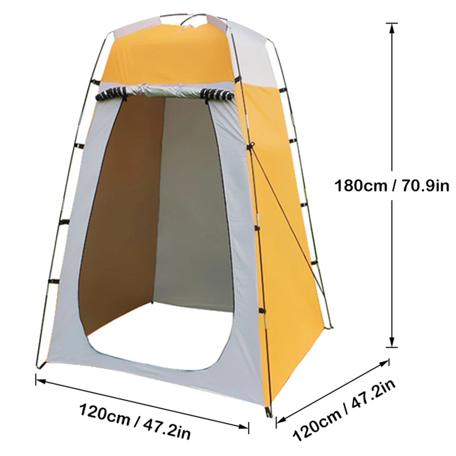 6-Foot Pop-Up Privacy Tent – Instant Changing Room & Camp Shower Shelter