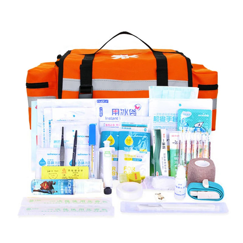Empty First Aid Kits Medical Emergency Camping Bags Survival Kit Self Defense Complete Professional Nursing Large Set Bag Trekker Essentials