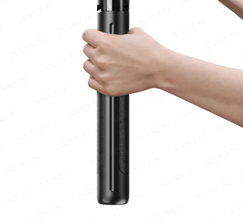 F16 Selfie Stick Tripod with 1708mm Long 8-Section Pole, Bluetooth Remote, 360° Rotation, 1/4 Interface, for Phone Camera Vlog Trekker Essentials