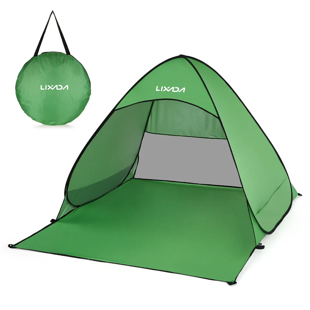 Instant Pop-Up Beach Tent – Lightweight UV Protection Sun Shelter for Camping & Outdoor Travel (1–2 Person) Trekker Essentials