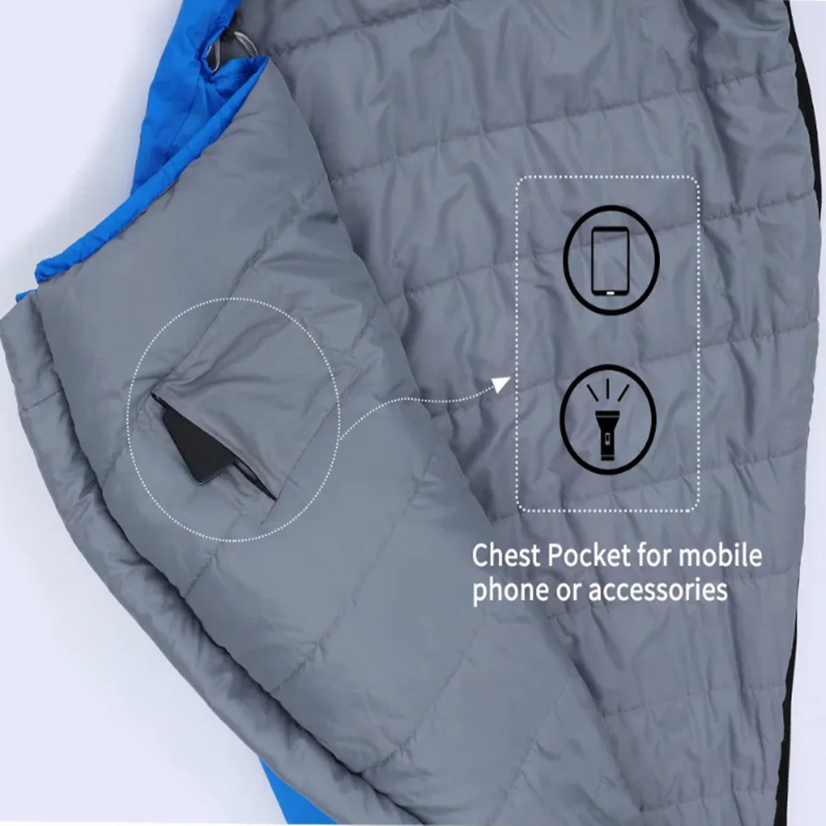Kamperbox Camping Sleeping Bag Outdoor Camping 3 Season Sleeping Bag Camping Trekker Essentials
