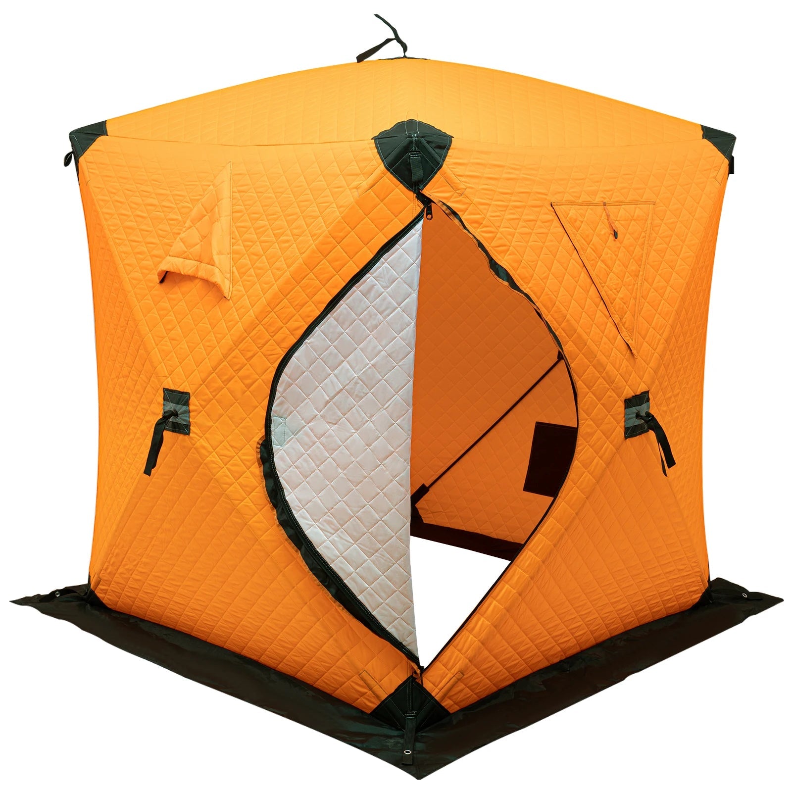 Insulated Ice Fishing Tent for 1–2 Persons – Portable Thermal Shelter Windproof Winter Camping Tent Trekker Essentials