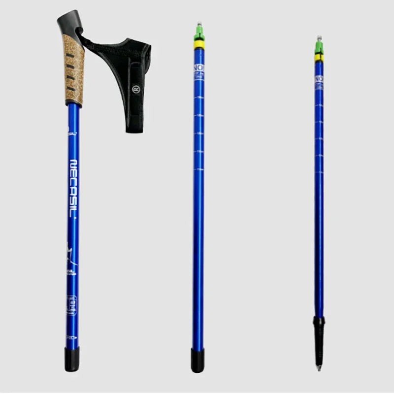 2PCS Ultralight Trekking Poles – 7075 Aluminum Adjustable Nordic Walking Sticks for Hiking & Camping Trekker Essentials