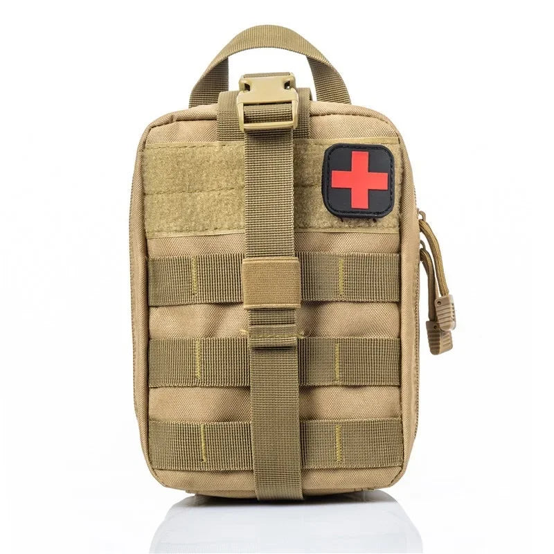 Survival First Aid Kit Survival Full Set Molle Outdoor Gear Emergency Kits Trauma Bag Camping Hiking IFAK Adventures Trekker Essentials